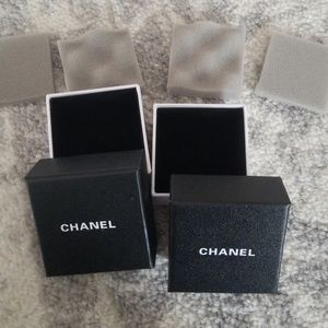 Chanel earring boxes set of 2